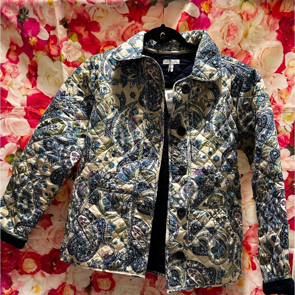 Vera Bradley Paisley Quilted Jacket